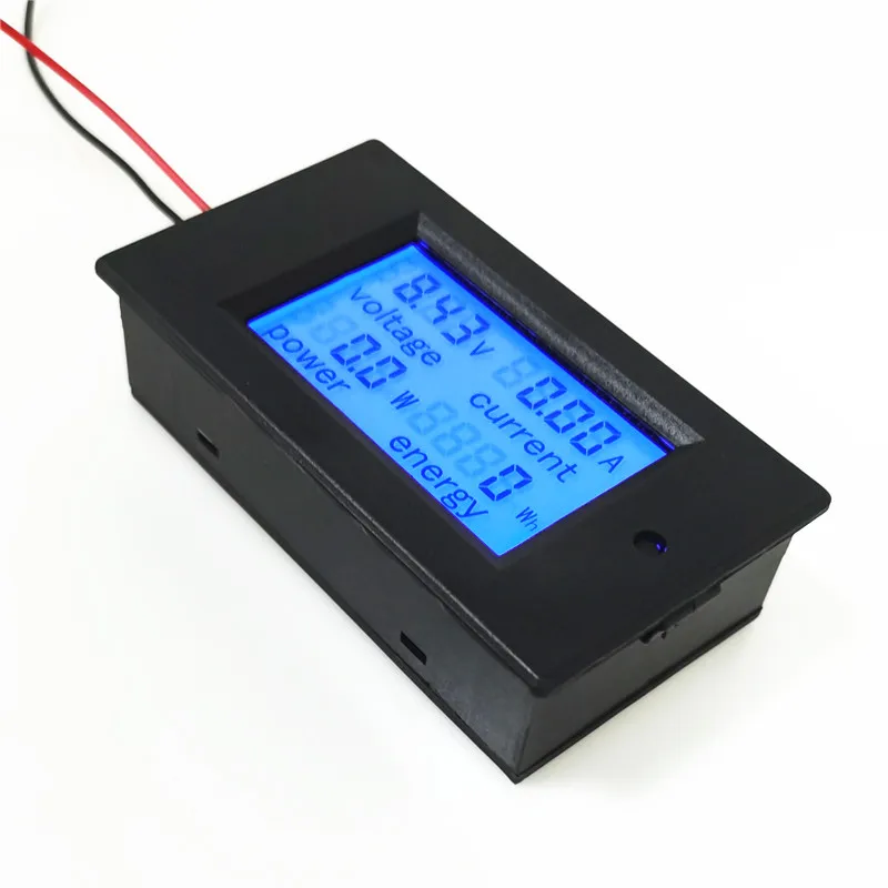 

PEACEFAIR DC Digital Panel Voltmeter Ampermeter 6.5-100V 100A 4 IN1 LCD Power Energy Current Watt Meter PZEM-051 Without Shunt