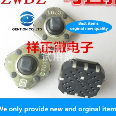 

10pcs 100% orginal new real stock patch five-way multi-directional 7.7x7.7x5 stick button switch EVQQ7GA50