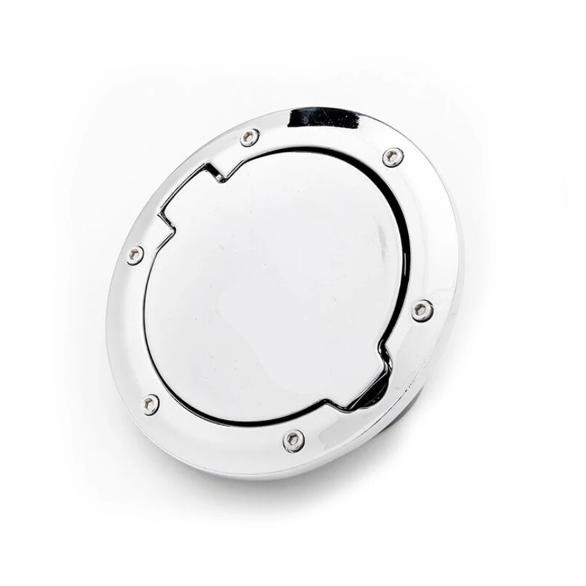 For Jeep Wrangler JK 2007-2017 Fuel Tank Cover Car Oil Tank Cap Cover Chrome Black Styling Accessories