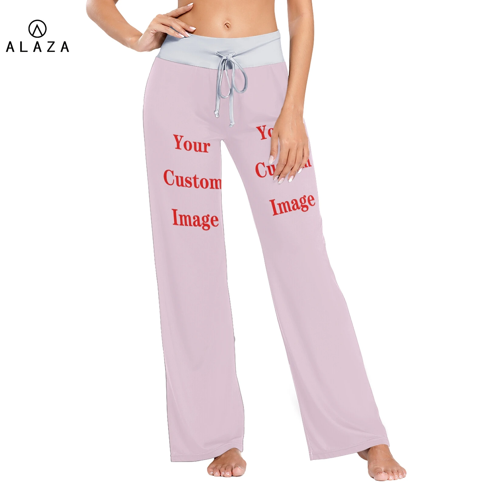 

9 pcs Drawstring Sleep Bottom Women Long Pants Loose Size Home Pajamas Custom pattern Sexy Casual Pant Spring autumn Sleepwear