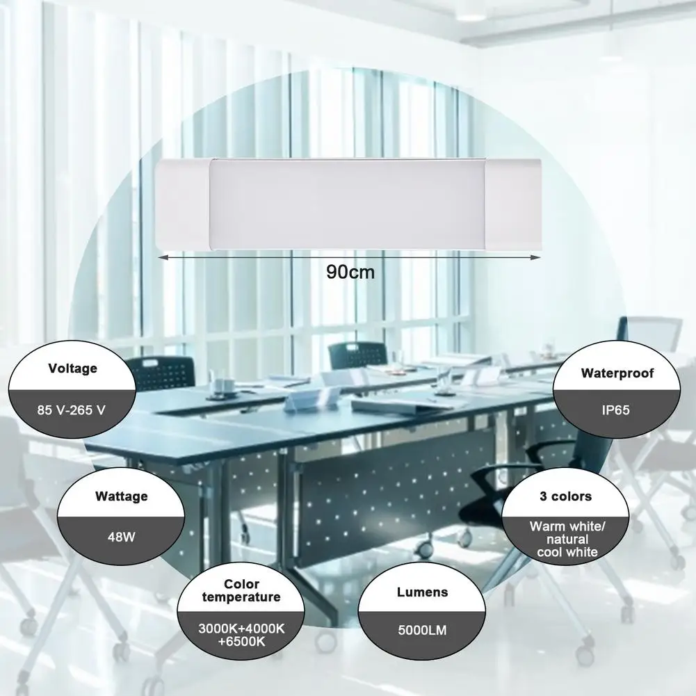 Lampe de Purification à Température Intermittente, Éclairage de Plafond, Sous-Meuble, 3 Documents