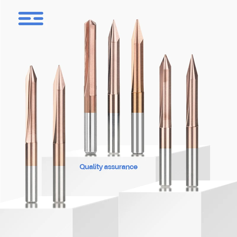 XCAN-broca de grabado CNC, 3.175mm, 20,30, 90 grados, en forma de V, 2 brocas de grabado de flauta