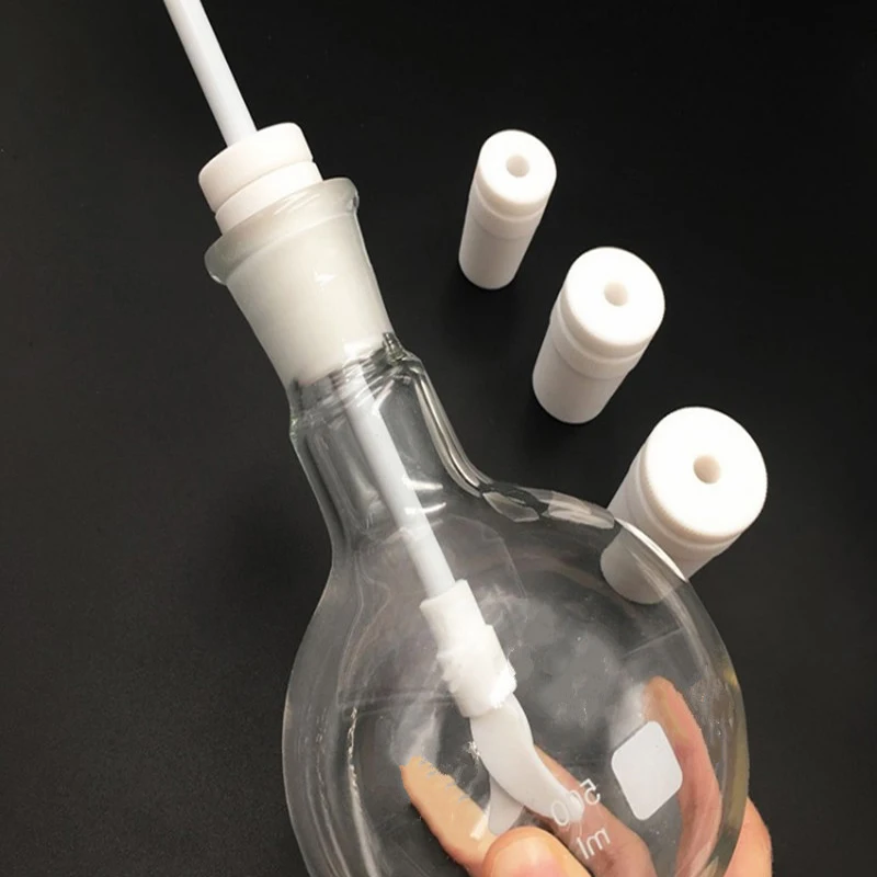 1szt Lab 14 # /19 # /24 # /29 #   wtyczka pasująca do pręta ciągnącego PTFE stały korek pasujący do mieszadła