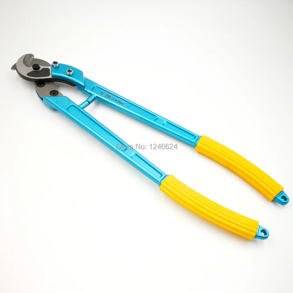 CC-250L Multi-use Electrician Scissor Shear Superior Aluminum Hand Cable Cutter For cutting copper and aluminum cable max 250mm2