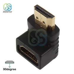 270/90 Degree Angle Cable Adapter Converters HDMI-compatible Male to Female for 1080P HDTV Cable Adaptor Converter Extender