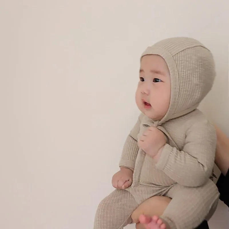 0-24M Newborn Kid Baby Boy Girls Clothes Set Autumn Winter Cotton Romper Body Top and Pant Suit Cute Sweet Stretch Clothing Set