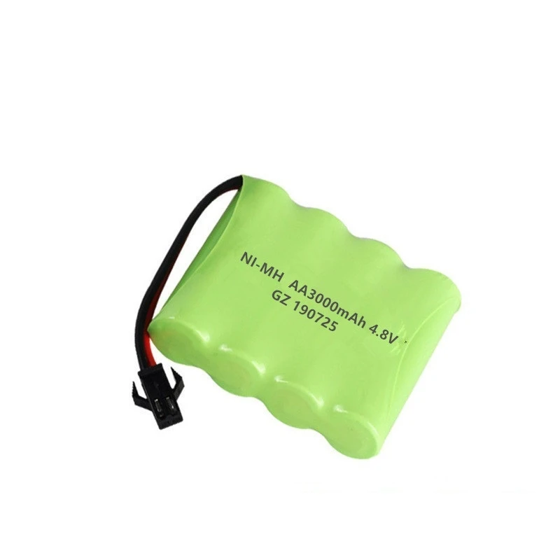 4.8v 3000mAh Rechargeable Battery For Rc Cars Tanks Robots Boat Ship Toys Gun NiMH AA 4.8 v Battery Pack With Charger