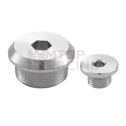 Pair 30mm 14mm Engine Cover Caps For Honda XLR125 XL650 XL600 XL1000V ST1300 RVT1000 NTV600 NTV650 NT650 Crankcase Screw Cap
