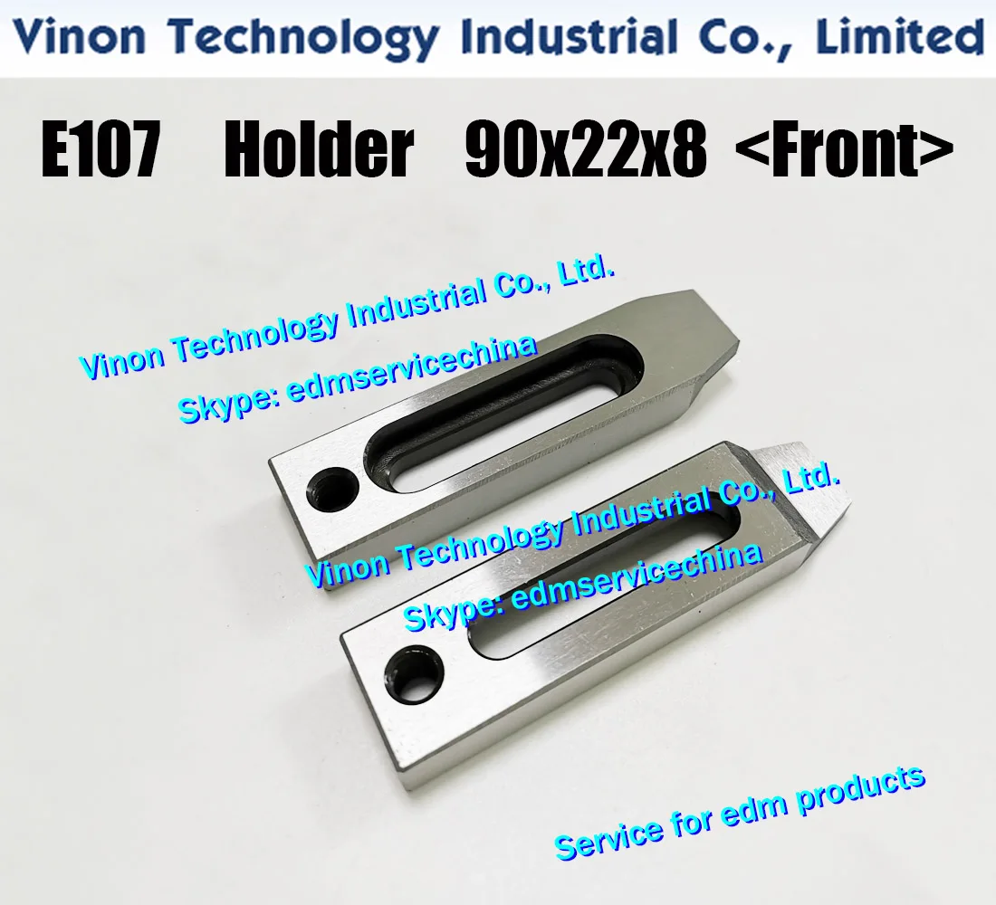 (2pcs/lot) 90Lx22Wx8mm with M8 hole E107 edm Clamping Jig Holder Parts (Front type) for all Wire Cut machines, Wire-EDM Clamp