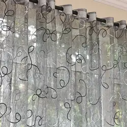 Modern Bird Nest  Embroidered  Tulle Curtains for Living Room Window Treatment Sheer Voile Curtain for Bedroom Custom Home Decer