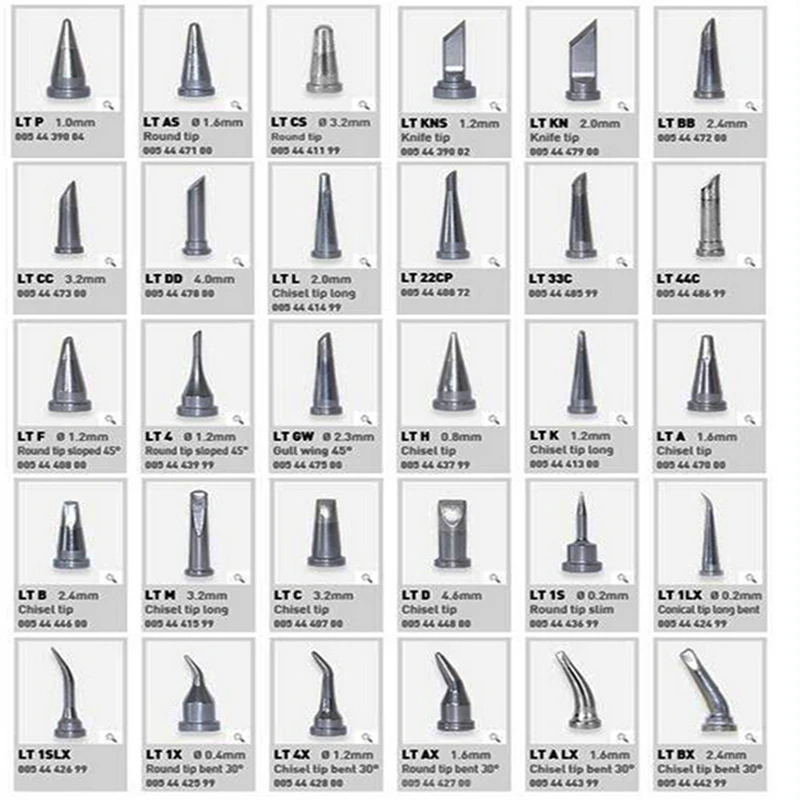 3pcs Lead Free WSP80 Soldering Weller Tip Universal Solder tip for Weller WSP80 LTKN LTO LTA LTB LTC LTBB LTM LTS LTK LTDD ect