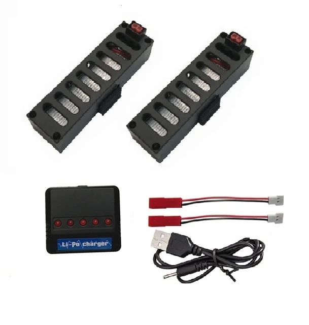 5 pçs/pçs/set conjuntos de carregador bateria com 3.7v 600mah 25c lipo bateria parte para quadcopter zangão para jy018 wifi mini rc zangão