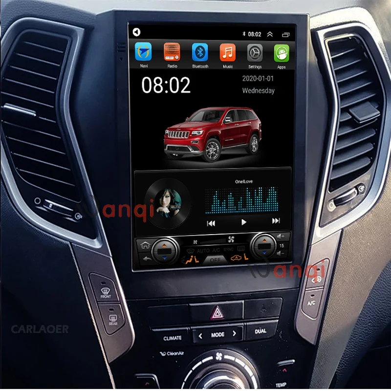 

Tesla Vertical Screen Android 10.0 Car Multimedia Player Radio DPS for HYUNDAI IX45/SANTA FE 2015-2017 Car Navigation Stereo