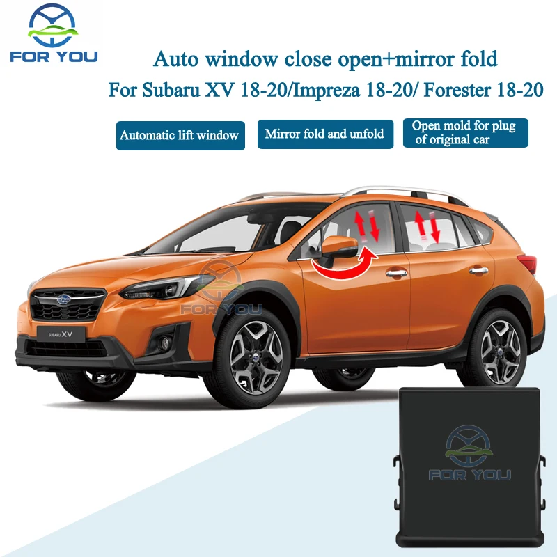 

FORYOU Car Automatic Close Open + Mirror Folder Kit Module For Subaru XV 2018-2020/Impreza 2018-2020/Forester 2018-2020