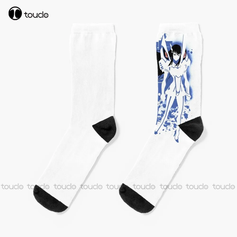 The Student Council President Ryuko Matoi Anime Socks Youth Baseball Socks Christmas New Year Thanksgiving Day Gift Custom