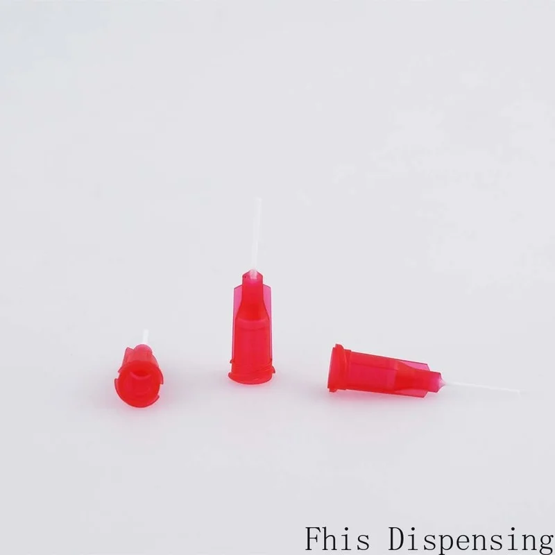 Tubo dell'ago di erogazione della colla da 25G lunghezza 12.7mm 0.5 pollici PP ago flessibile confezione da 20