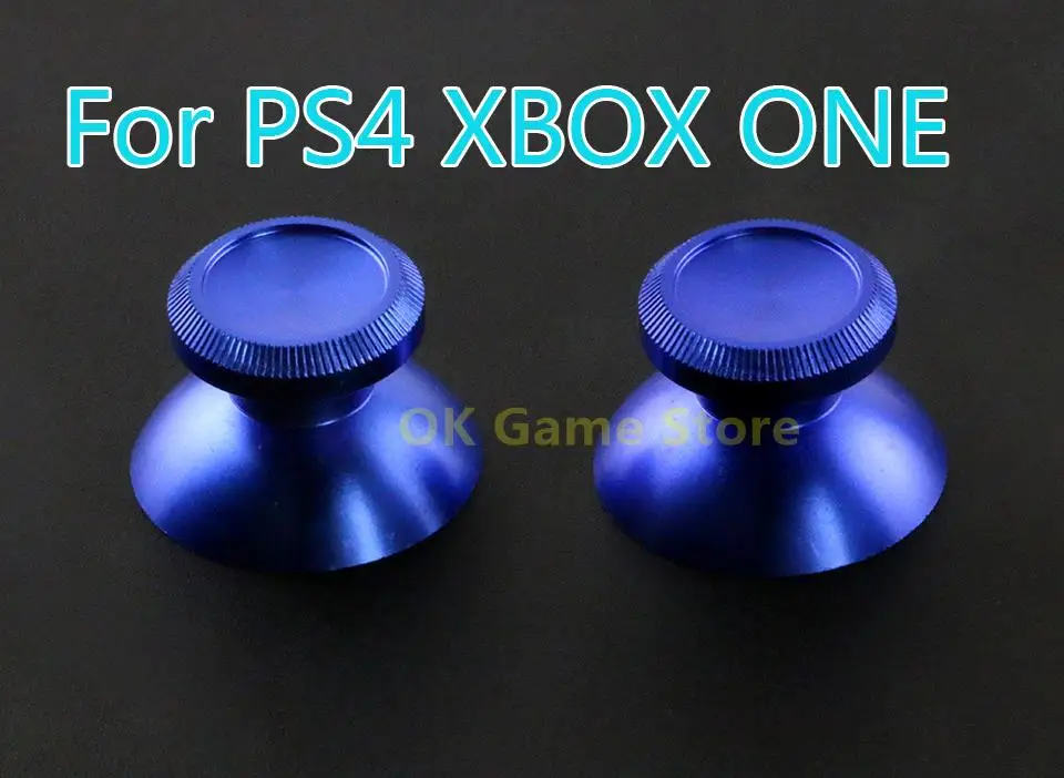 2pcs=1pair Metal Analog Joystick Cap For PS4 thumb Stick grip Cap for Sony playstation PS4 PS5 XBOX ONE Gamepad Controller