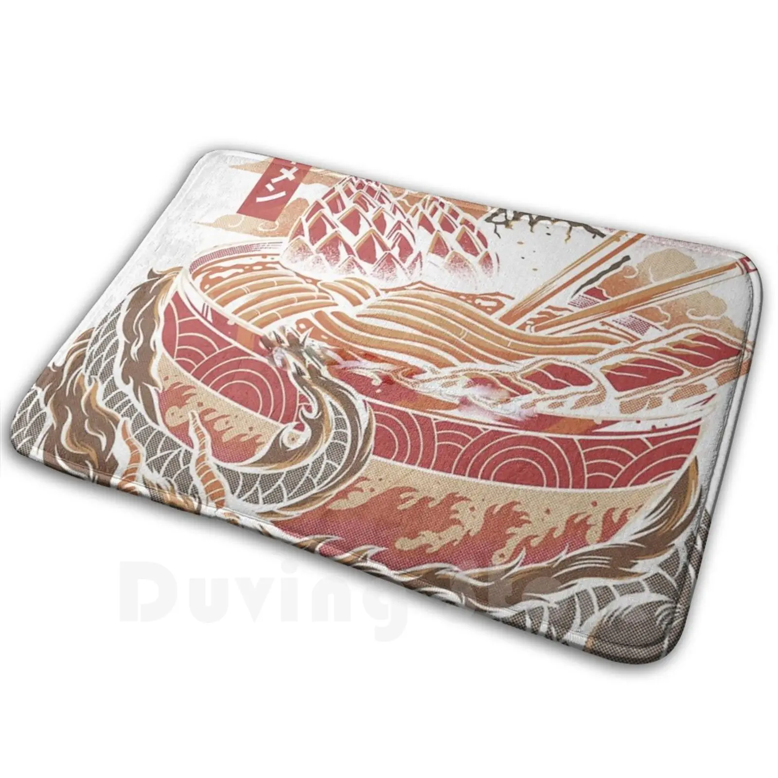 بدون عنوان حصيرة البساط السجاد المضادة للانزلاق الحصير غرفة نوم الآسيوية دريك الأحمر أسطورة الثعابين الأسطورية الحيوان التنين الطوطم التنين هدية