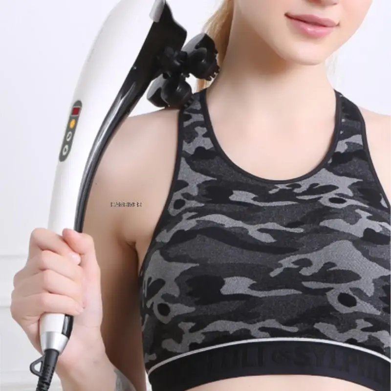 220V Massage stick shoulder waist leg whole body multifunctional dolphin massager handheld beating instrument electric