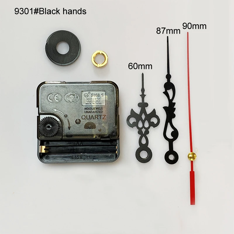 Watches Acces 5168 Sillent Tools Plastic Wall Mechanism With Hands Accessory DIY Sweep Quartz Clock Movement