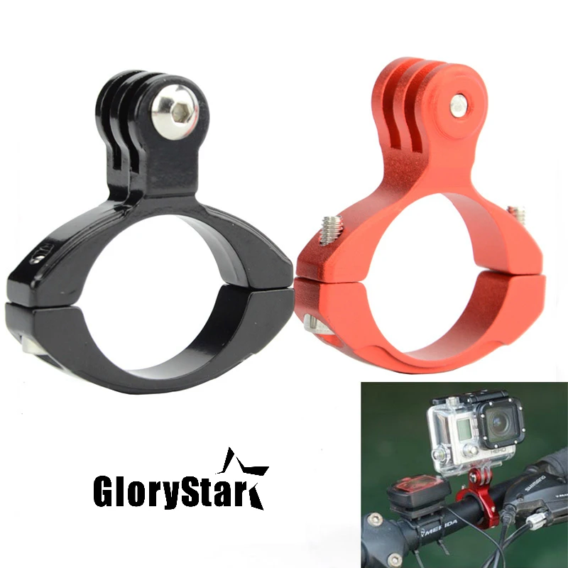 Алюминиевый держатель Glorystar CNC на руль мотоцикла для экшн-Камеры GoPro Hero 8 7 6 5 4 3 Xiaomi Yi SJ4000