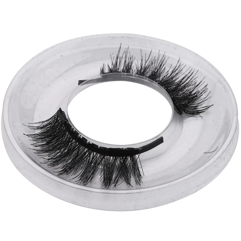 1ชุดขนตาปลอมคลิปชุด3D Mink Eyelash Extension กาวต้องการใช้งานง่าย Eyelashes Handmade Reusable Lashes