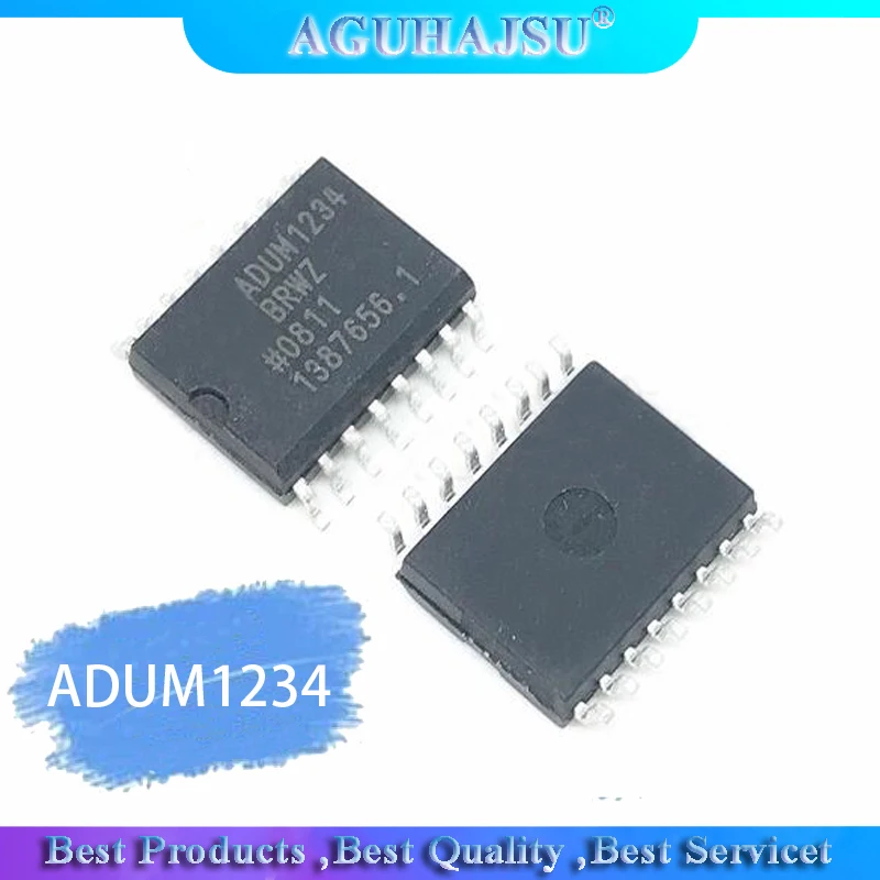 2pcs/lot ADUM1234BRWZ ADUM1234 LCD chip SOP-16