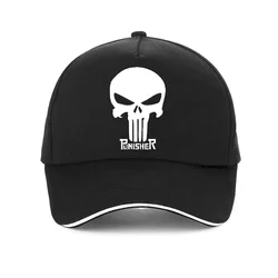 Casquette de baseball pour hommes et femmes, chapeau de soleil d'extérieur unisexe, casquette d'équipe Punisher Seal, Snapback ajusté