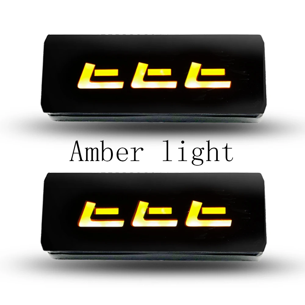 LED Side Marker Lights for Lada Niva 4x4 Car External Lights Front Position Indicator Park Light White Amber(yellow) Red Color