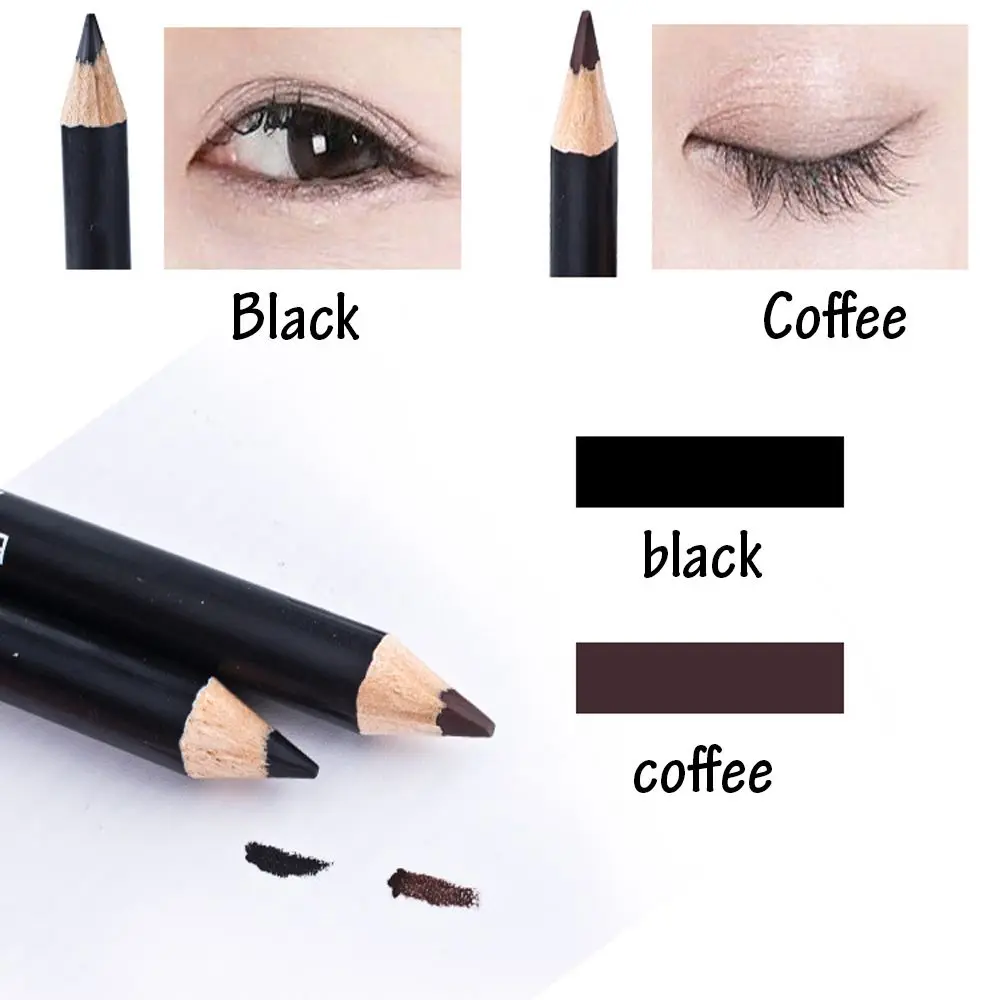 1PC ใหม่ไม้ Eyeliner ปากกาอายไลเนอร์กันน้ำ Eyebrow Enhancers แฟชั่นผู้หญิงเครื่องมือแต่งหน้า