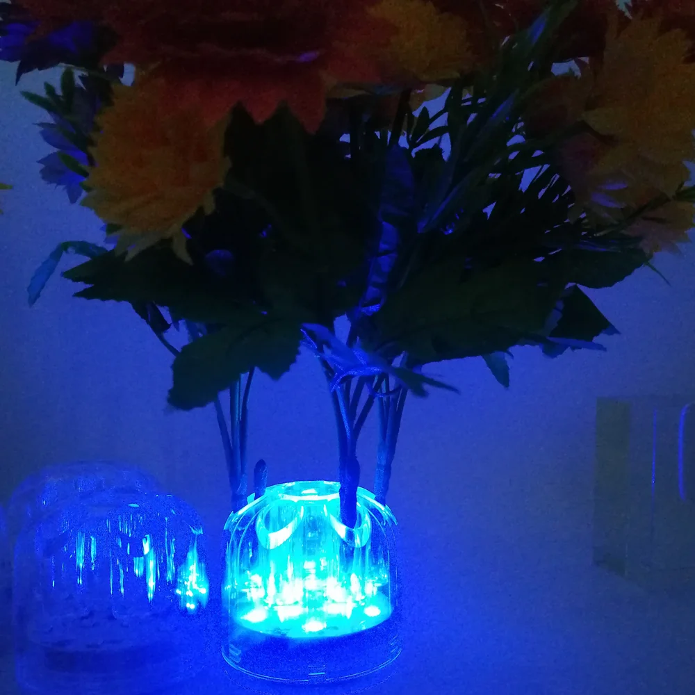 シルクフラワーランプ,アジサイ,秋の花瓶,家,クリスマス,結婚披露宴の装飾,10個のLED