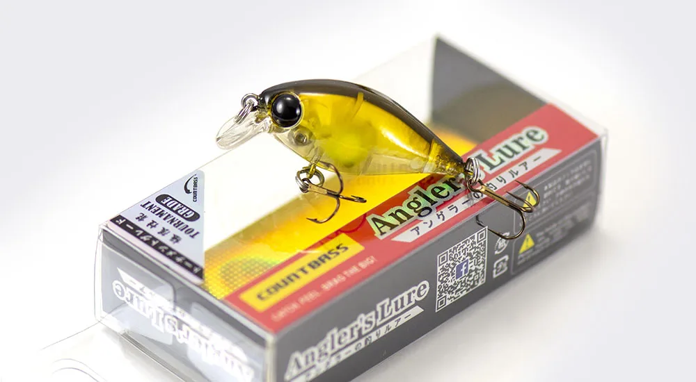 Countbass-Kurbelköder mit VMC-Haken 36 mm 1-3/8 Zoll 4 g 1/8 oz. Dive 0,4–1,2 m Hard Body Diver Angelköder Wobbler Hardbait – Detail 21