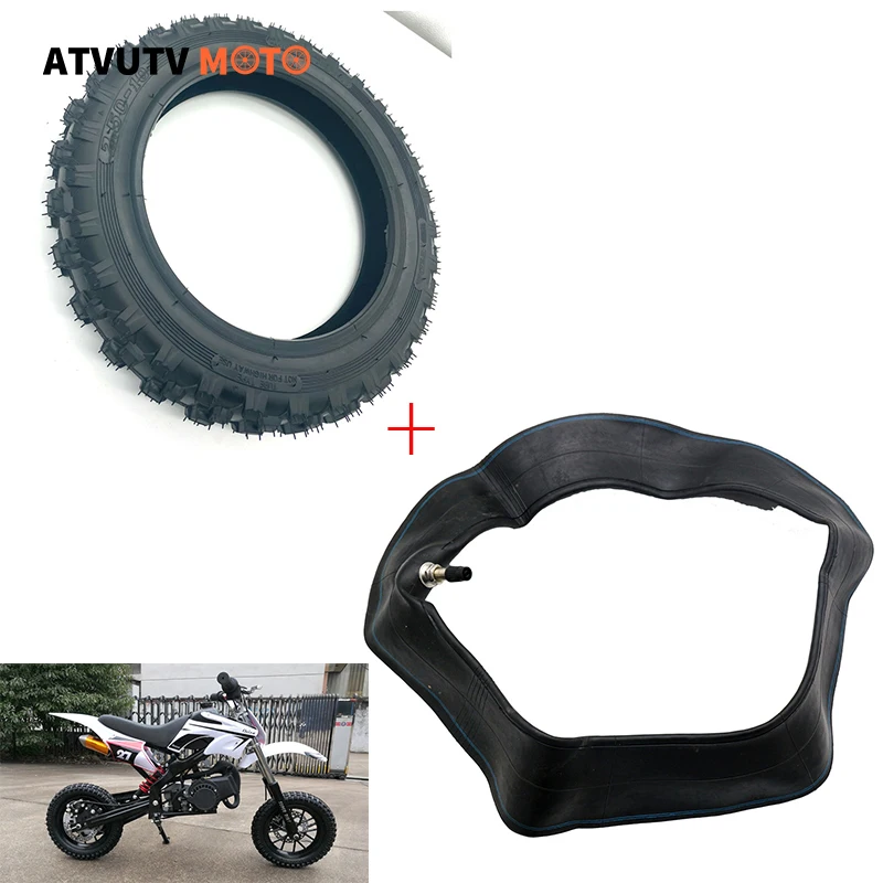 2.5x10 Tire Wheel Inner Tube + Out Tube For 50cc -125cc Dirt Pit Bike Motorcycle Bike 49CC 250-10