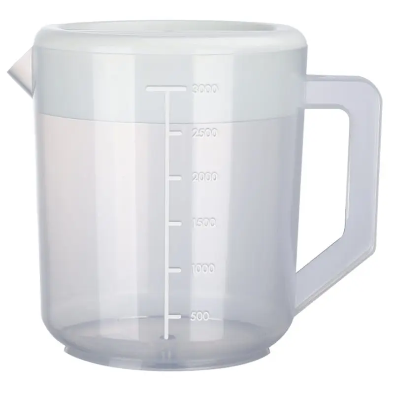 Aixiangru Plastic Pitcher, Water Jug, Temperature Resistant Tea Pot, Heat Bubble Tea Kettle, 3L