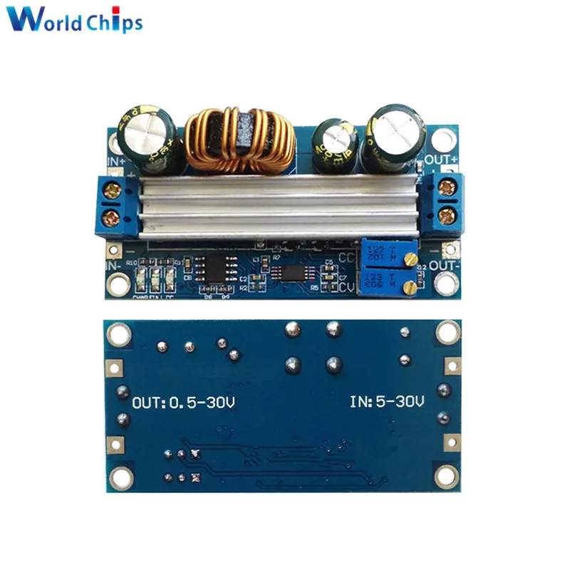 DC-DC Auto Buck Boost Step Up/Down Module Power Supply Module Output Adjustable Integrated Circuits 3A 35W