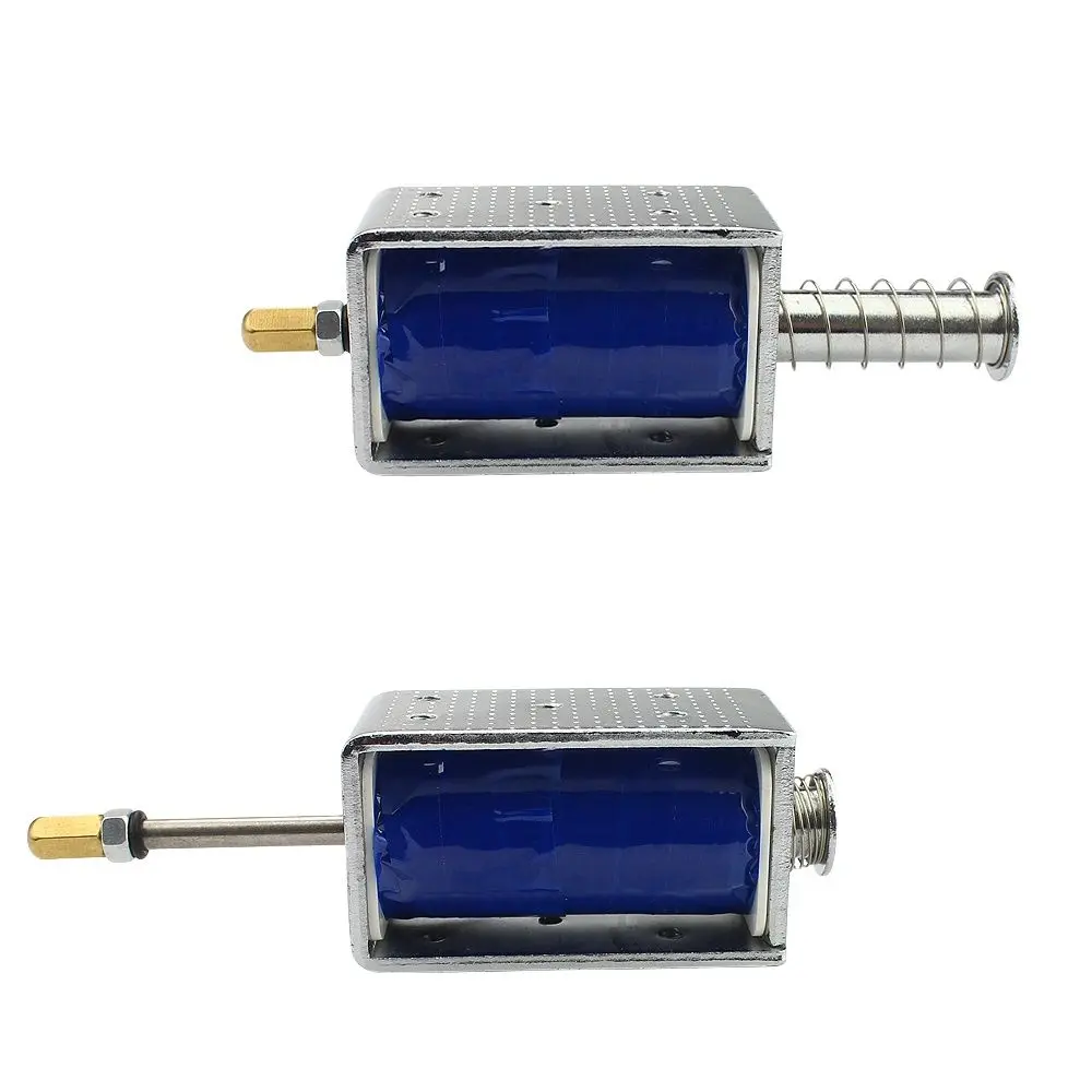 LY-1264B DC Powerful Push Pull Electromagnet 12v24v Solenoid Stroke 30mm Magnetic Coil Electric Telescopic Magnet