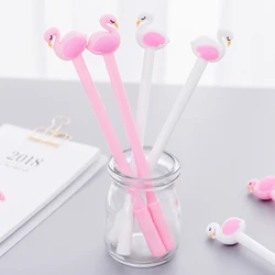 4/6Pcs / Set Cute Gel Pen Kawaii Random Pattern Peacock 0.5mm Black Gel Ink Pen School Stationery Office Suppliers Gifts