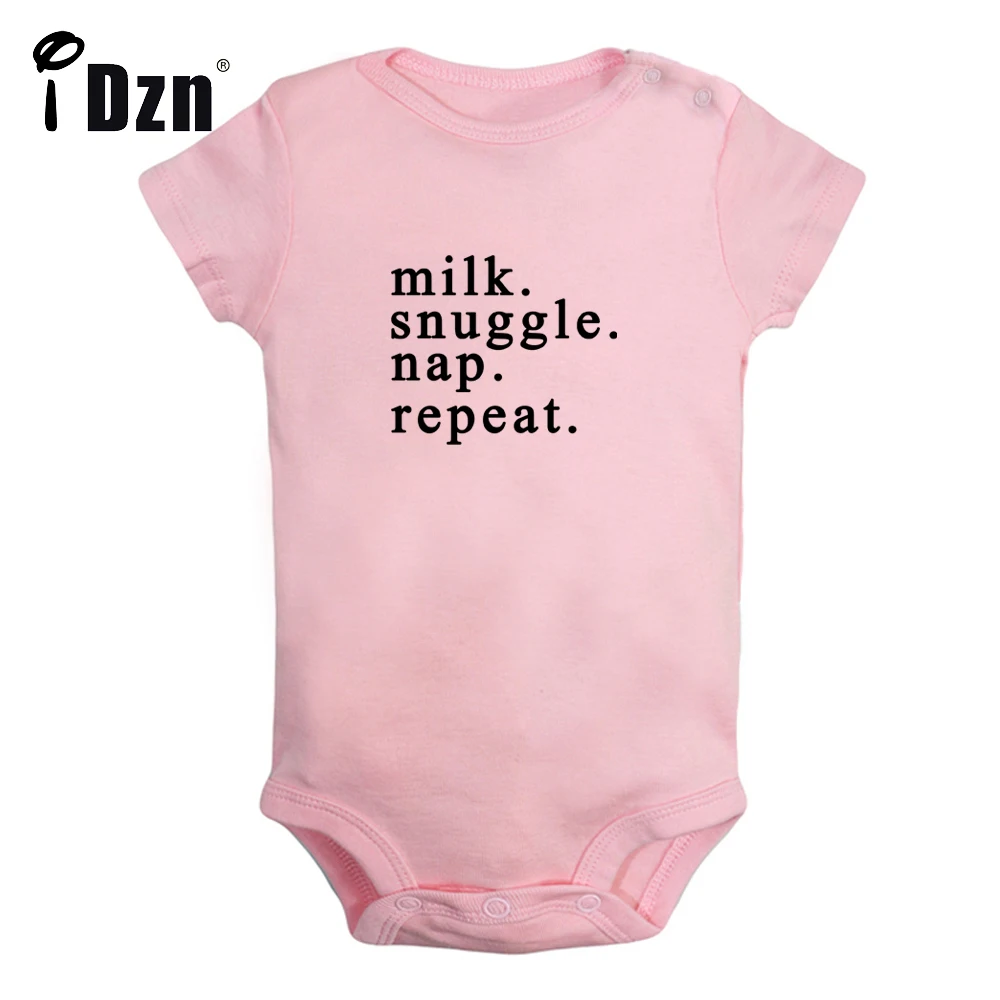 Milk Snuggle Nap Repeat Rompers Cute Baby Bodysuit Funny Because I'm Too Young For Coffee Clothing My Aunt Is Single Jumpsuit