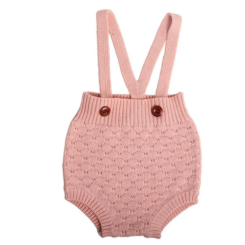 Baby Boys Girls Clothes Jumpsuit 0-2Y Baby Knitting Rompers 2022 Spring Newborn Cute Overalls Infant Girl Boy Sleeveless Romper