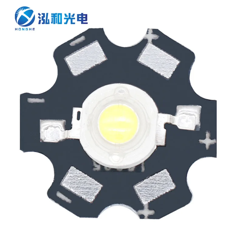 5/10PCS 3W High Power Cool White 6000-6500k Warm White 3000-3200K Yellow 1900-2100K LED Bulb Light Lamp With 20mm Star PCB