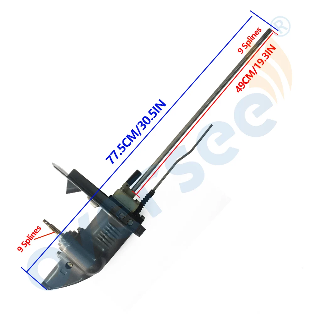 

6E0-45300 OUTBOARD 5 HP LOWER UNIT ASSY For YAMAHA 4 HP GEARBOX 6E0-45300-03-4D SHORT SHAFT