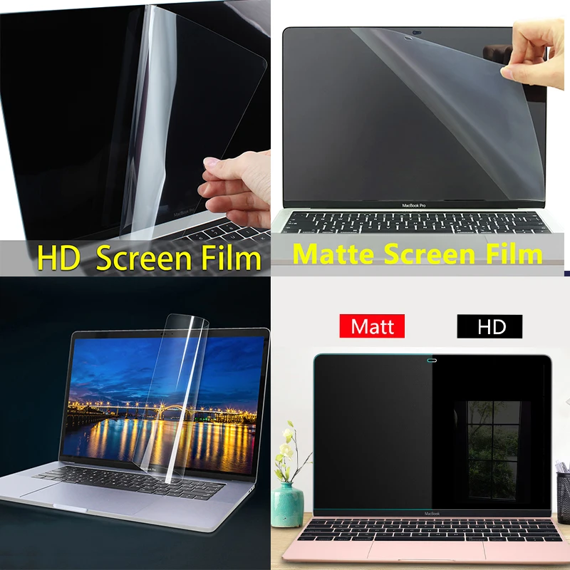 Matter/HD Soft Screen film For MacBook Air 2023 Air A2941 A13.6 A2681 Pro 14 M2 A2442 Air 13 A2337 Screen Protector Sticker