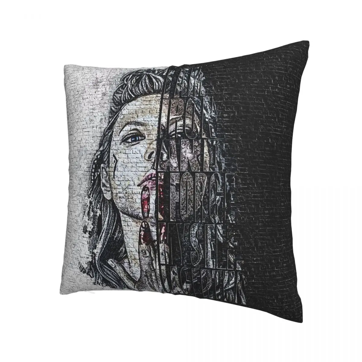 Lagertha Quote Throw Pillow Case Viking Norse Mythology Cushion For Home Sofa Chair Decorative Hug Pillowcase