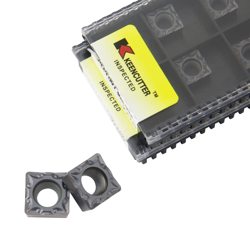 Imagem -05 - Lâmina de Controle de Precisão Cerâmica Quadrada Peças de Alumínio Scmt09t304 Scmt09t308-tm 10 Pcs Aço Inoxidável