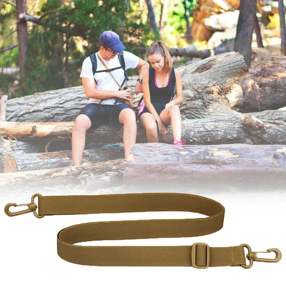 2.5/3.8cm Tactical Shoulder Strap Durable Water Bottle Waist Bag Strap Adjustable Replacement Nylon Strap Hunting Accessories image 6