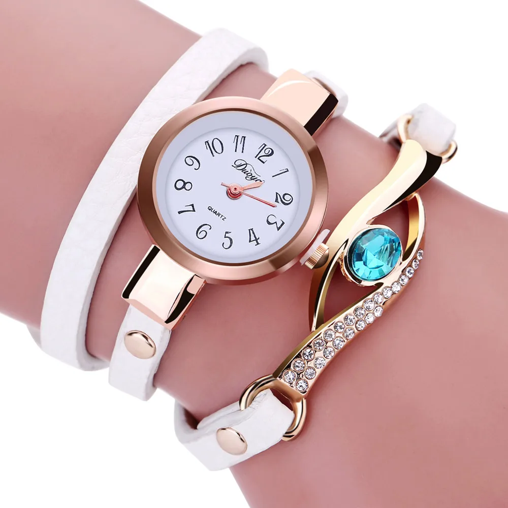 Pop Vogue Women Watches Eye Gemstone Plush Watches Women Gold Bracelet Watch Female Quartz Wristwatches Reloj Mujer Nice saat