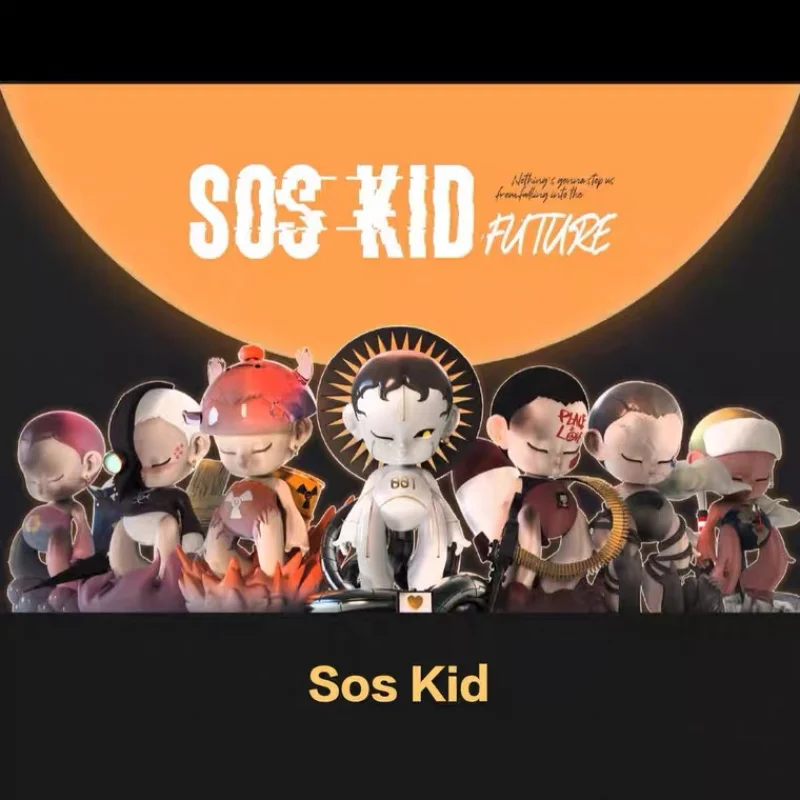 

Pre-sale Blind Box Toys SOS KID Soskid Series Guess Bag Caja Sorpresa Doll Cute Anime Figure Desktop Model for Birthday Gift