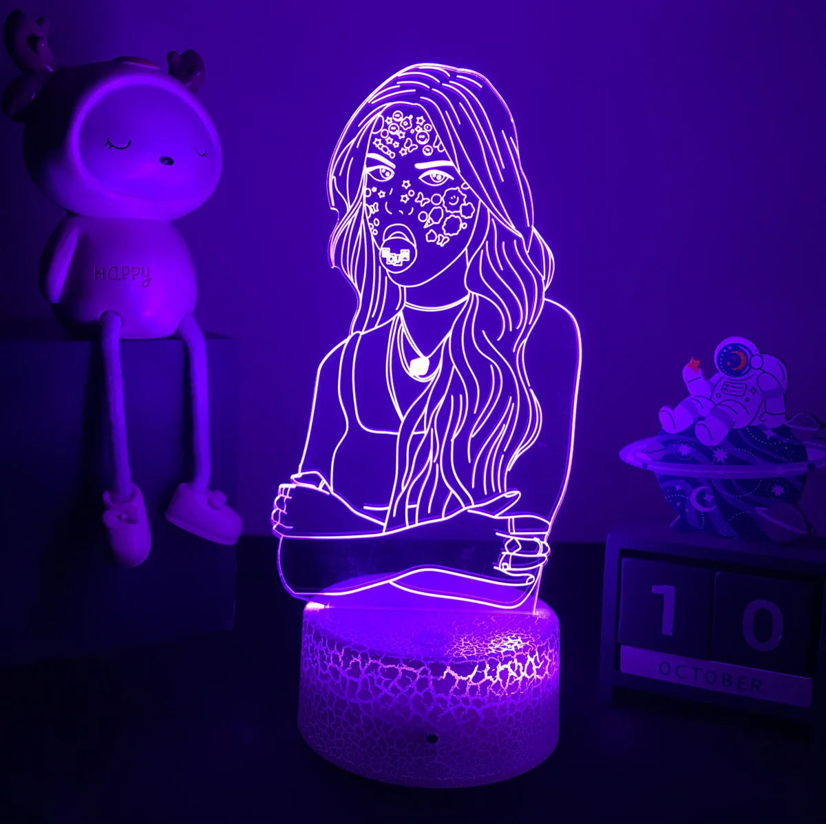 3d Night Light Singer Olivia Rodrigo Gift for Fans Bedroom Decor Table Lamp Celebrity Memorial Dropshiipng