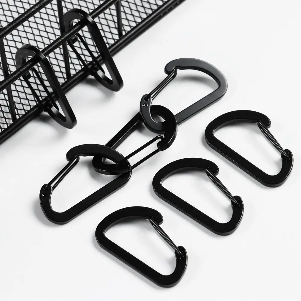 1/4/8pcs Quickdraws Packback Buckles Climbing Camping Hiking Water Bottle Hooks Keychain Snap Clip D Carabiner