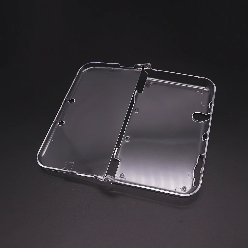 Para nintend novo 3ds xl ll plástico claro cristal proteção casca dura capa da pele para nintend nova 3ds xl ll console & jogos